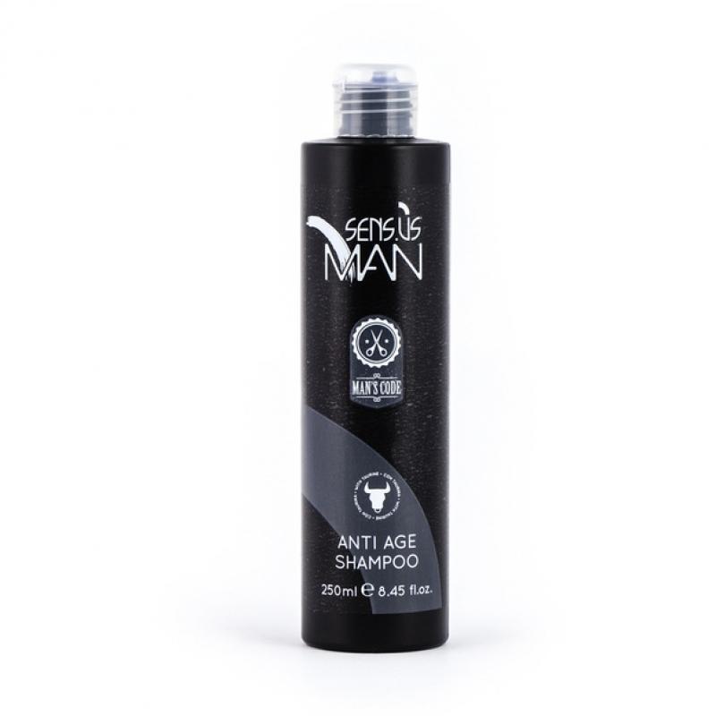 Sensus (Сенсус) Шампунь для мужчин антивозрастной с таурином (Anti-Age Shampoo), 250 мл.