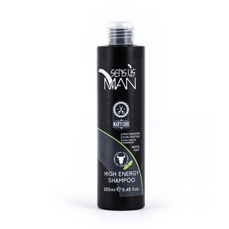 Sensus (Сенсус) Мужской шампунь «Высокая энергия» с таурином (High Energy Shampoo), 250 мл.