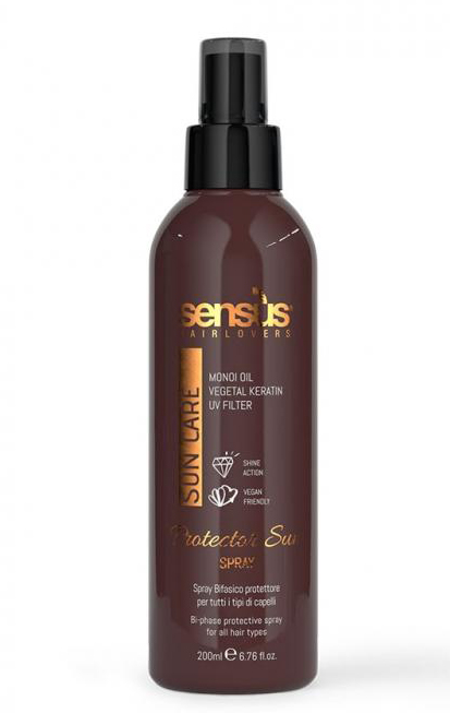 Sensus (Сенсус) Спрей-уход увлажняющий двухфазный с uv-фильтрами (After Sun Spray), 200 мл.